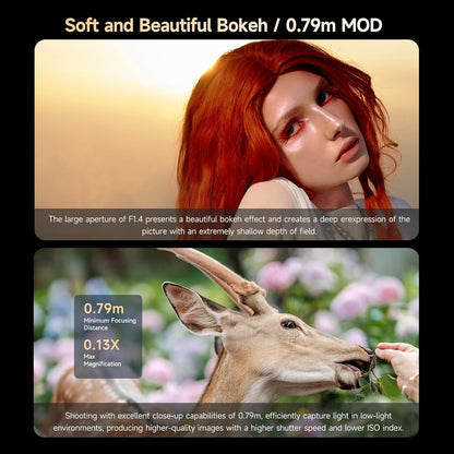 Viltrox AF 85mm f/1.4 Pro FE Prime Lens for Sony E-Mount Full-Frame Mirrorless Cameras