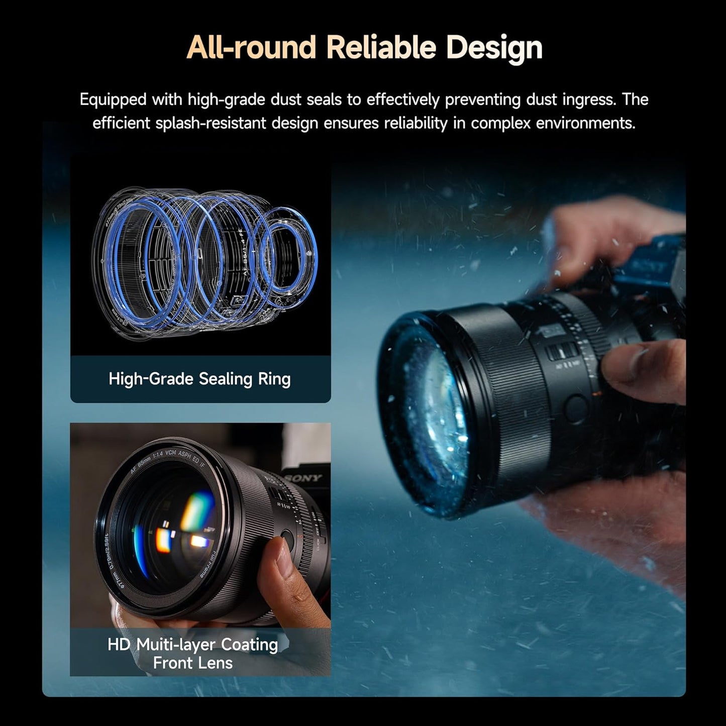 Viltrox AF 85mm f/1.4 Pro FE Prime Lens for Sony E-Mount Full-Frame Mirrorless Cameras