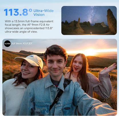 Viltrox AF 9mm f/2.8 Air Z Prime Lens for Nikon Z-Mount APS-C Mirrorless Cameras