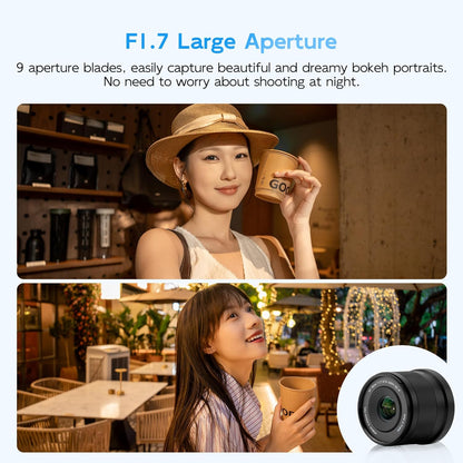 Viltrox AF 15mm f/1.7 Air XF Prime Lens for Fujifilm X-Mount APS-C Mirrorless Cameras