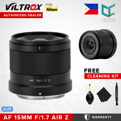 Viltrox AF 15mm f/1.7 Air Z Prime Lens for Nikon Z-Mount APS-C Mirrorless Cameras