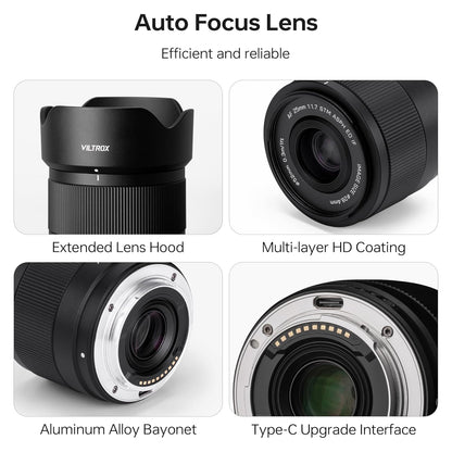 Viltrox AF 25mm f/1.7 Air XF Prime Lens for Fujifilm X-Mount APS-C Mirrorless Cameras