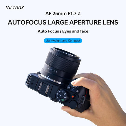 Viltrox AF 25mm f/1.7 Air Z Prime Lens for Nikon Z-Mount APS-C Mirrorless Cameras