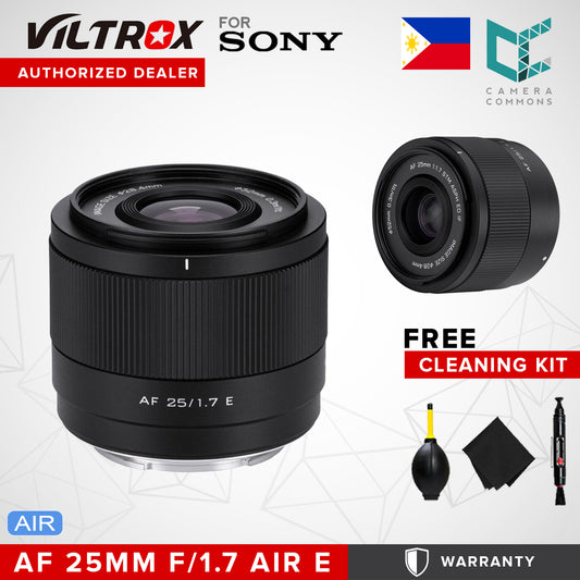Viltrox AF 25mm f/1.7 Air E Prime Lens for Sony E-Mount APS-C Mirrorless Cameras