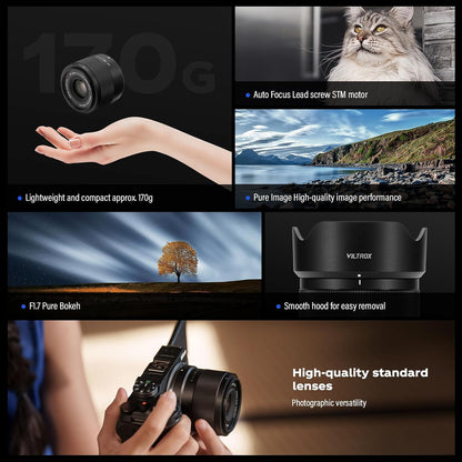 Viltrox AF 35mm f/1.7 Air XF Prime Lens for Fujifilm X-Mount APS-C Mirrorless Cameras