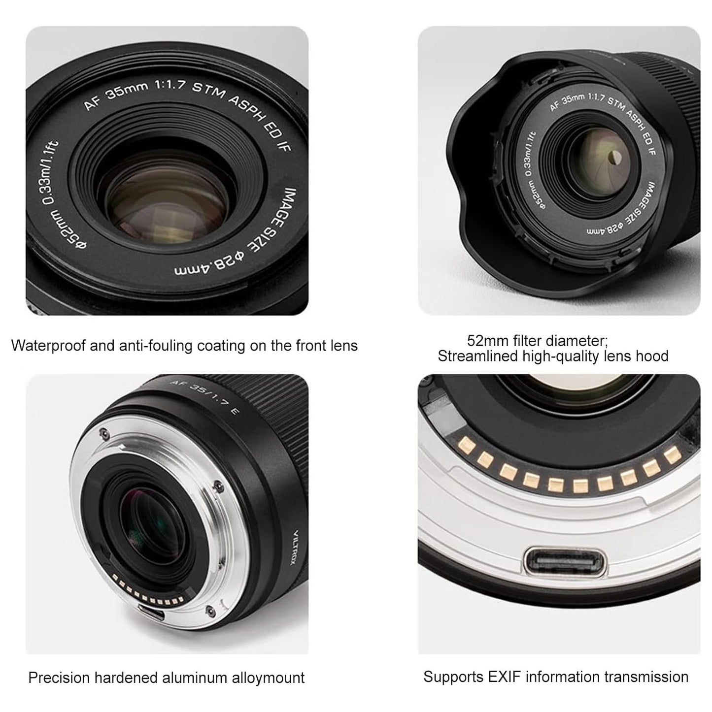 Viltrox AF 35mm f/1.7 Air XF Prime Lens for Fujifilm X-Mount APS-C Mirrorless Cameras