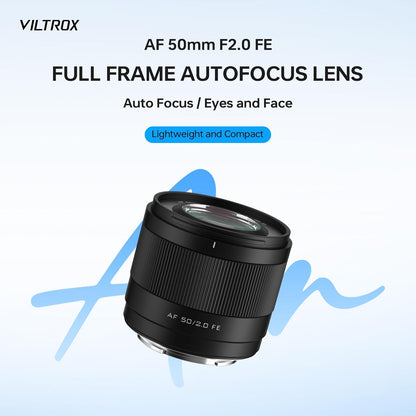 Viltrox AF 50mm f/2.0 Air FE Prime Lens for Sony E-Mount Full-Frame Mirrorless Cameras