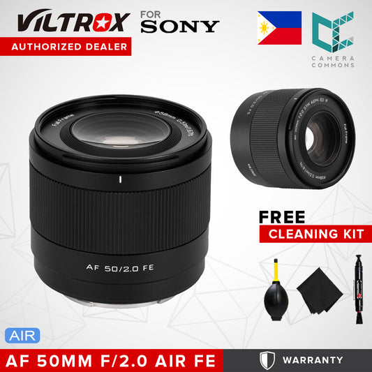 Viltrox AF 50mm f/2.0 Air FE Prime Lens for Sony E-Mount Full-Frame Mirrorless Cameras