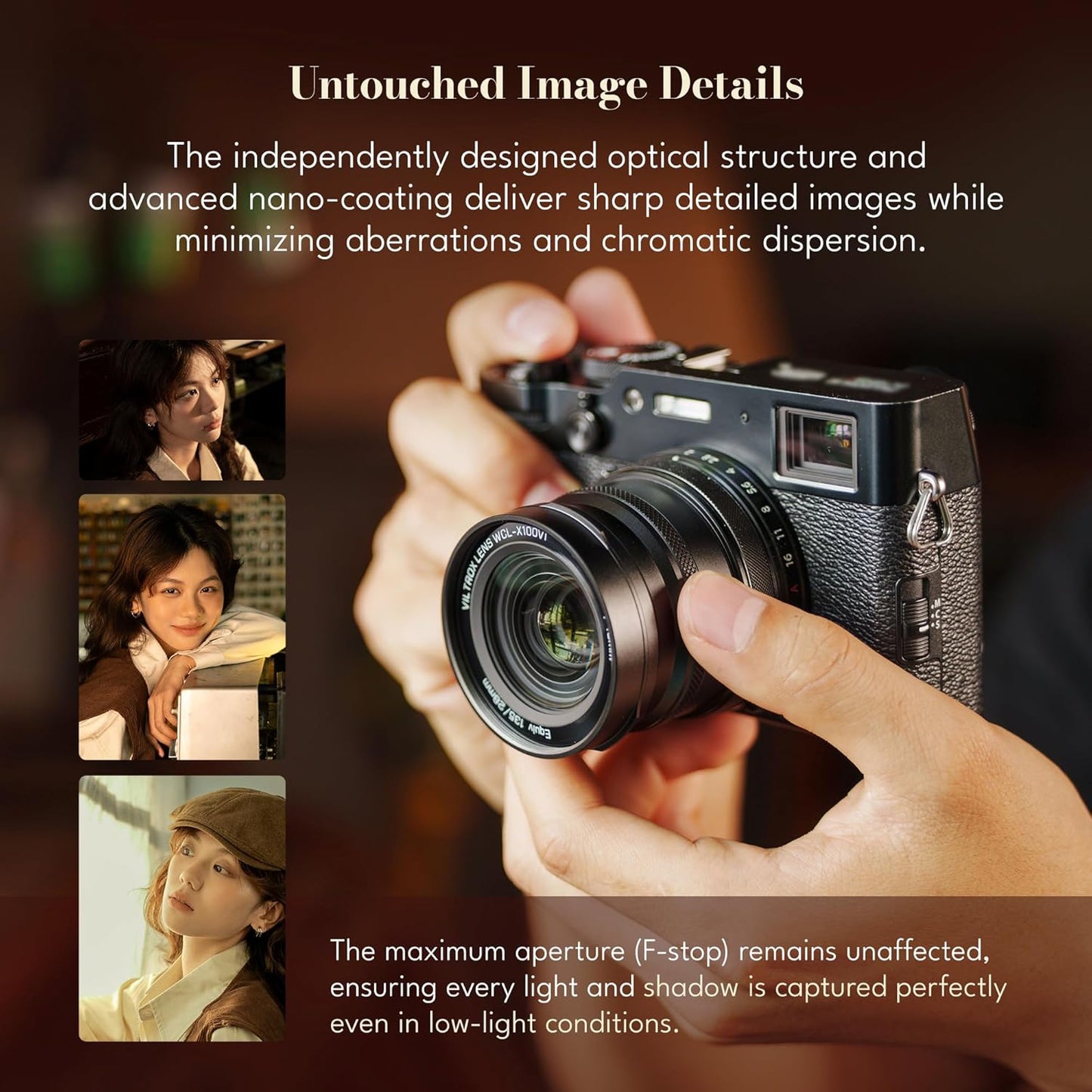 Viltrox Telephoto Conversion Lens Accessories for FUJIFILM X100 Series X100VI Cameras (TCL-X100VI)