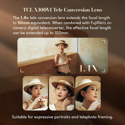 Viltrox Telephoto Conversion Lens Accessories for FUJIFILM X100 Series X100VI Cameras (TCL-X100VI)