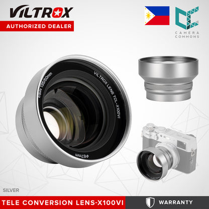 Viltrox Telephoto Conversion Lens Accessories for FUJIFILM X100 Series X100VI Cameras (TCL-X100VI)
