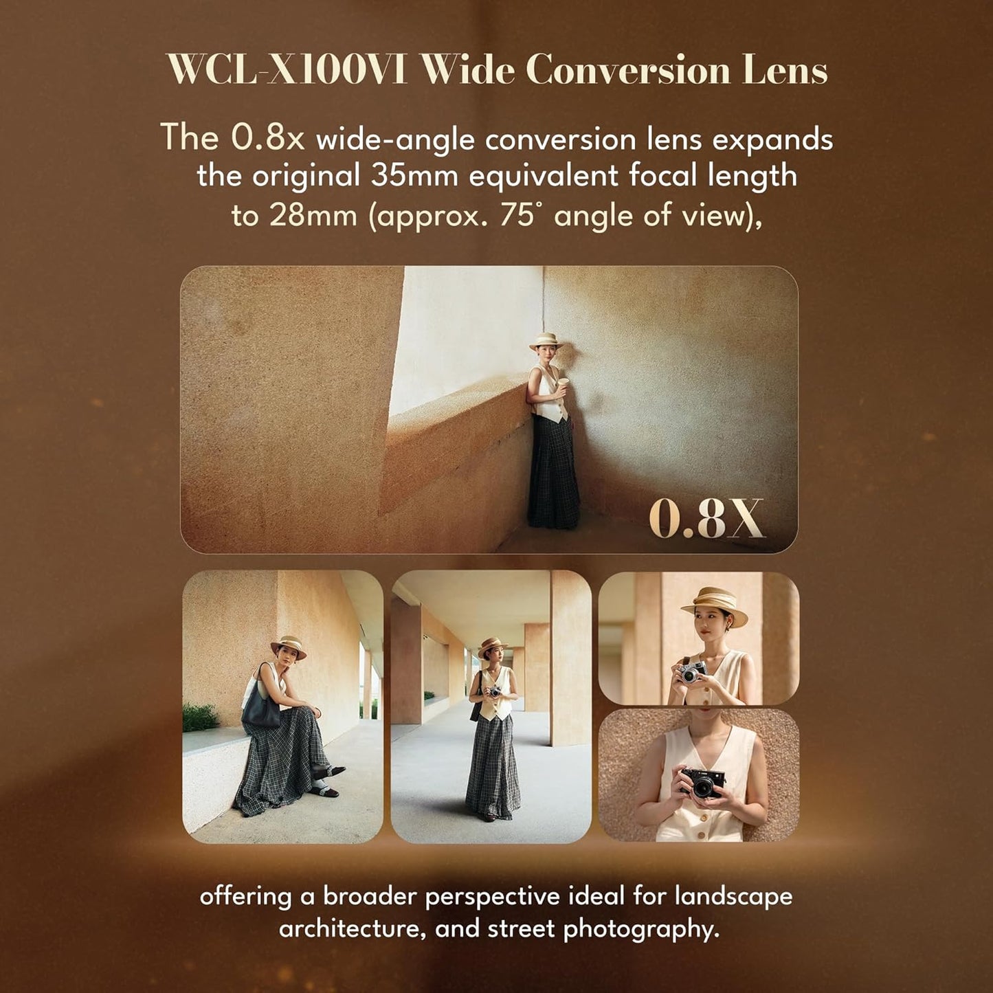 Viltrox Wide Conversion Lens Accessories for FUJIFILM X100 Series X100VI Cameras (WCL-X100VI)