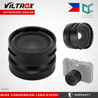Viltrox Wide Conversion Lens Accessories for FUJIFILM X100 Series X100VI Cameras (WCL-X100VI)