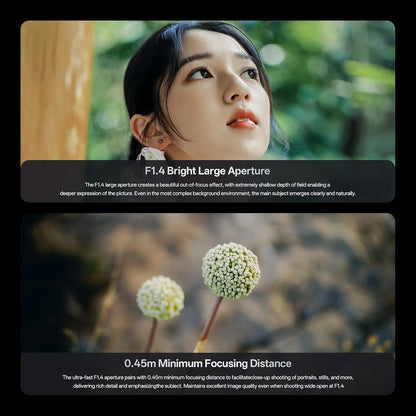 Viltrox AF 50mm f/1.4 Pro FE Prime Lens for Sony E-Mount Full-Frame Mirrorless Cameras