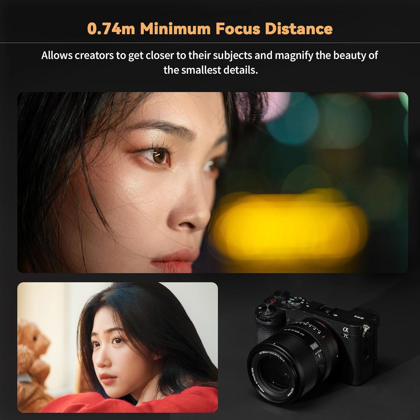 Viltrox AF 85mm f/2.0 EVO FE Prime Lens for Sony E-Mount Full-Frame Mirrorless Cameras