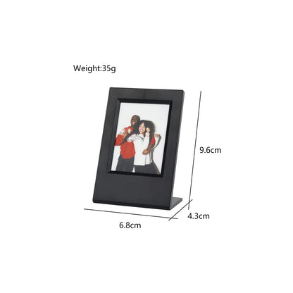 2pcs Instax Instant Mini Picture Frame Photo Stand Rose Red + Sky Blue Accessories Set