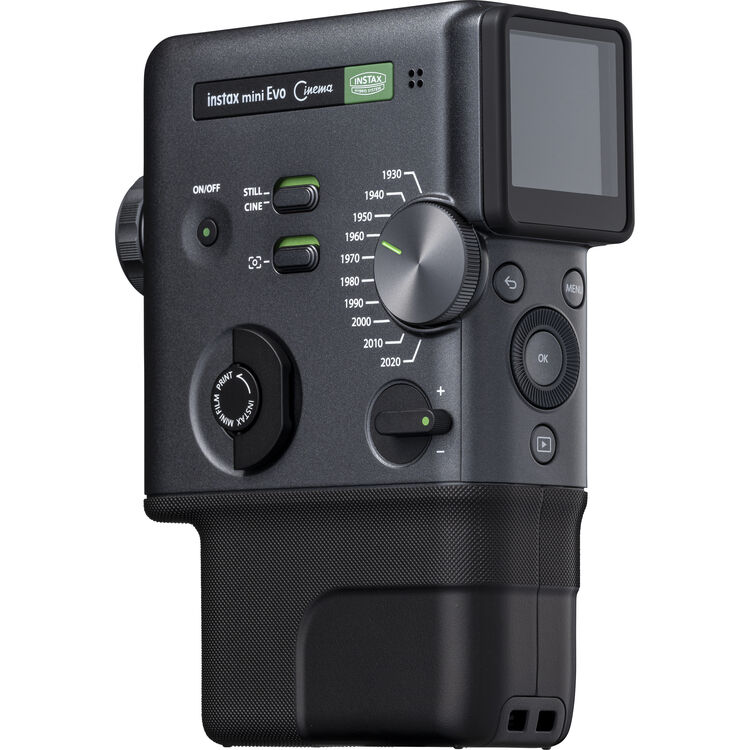 FUJIFILM Instax Mini Evo Cinema Instant Camera 5MP Hybrid Video Built-In Flash Continuous LED Light