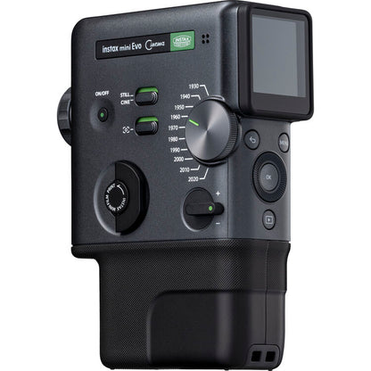 FUJIFILM Instax Mini Evo Cinema Instant Camera 5MP Hybrid Video Built-In Flash Continuous LED Light