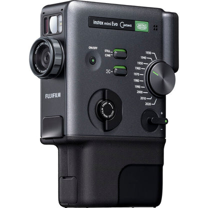 FUJIFILM Instax Mini Evo Cinema Instant Camera 5MP Hybrid Video Built-In Flash Continuous LED Light