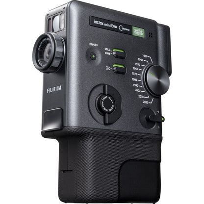 FUJIFILM Instax Mini Evo Cinema Instant Camera 5MP Hybrid Video Built-In Flash Continuous LED Light