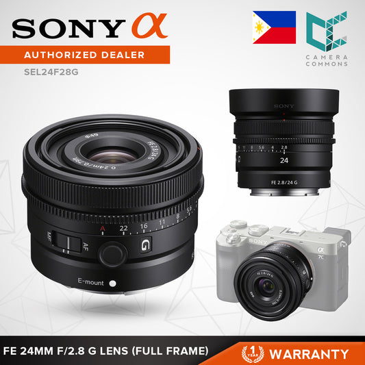 Sony FE 24mm f/2.8 G Lens E-Mount Full-Frame for Sony Mirrorless Cameras SEL24F28G