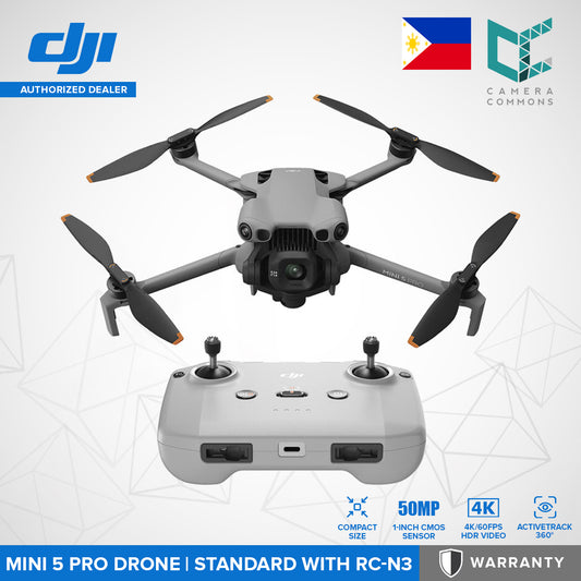 DJI Mini 5 Pro Drone 4K60 HDR Video 1" 50MP CMOS Sensor ActiveTrack 360