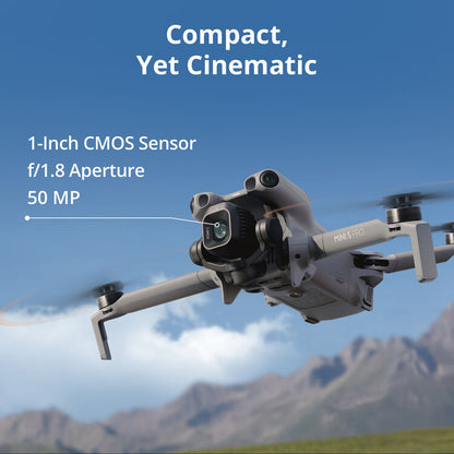 DJI Mini 5 Pro Drone 4K60 HDR Video 1" 50MP CMOS Sensor ActiveTrack 360