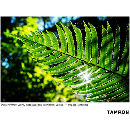 Tamron 17-50mm f/4 Di III VXD Zoom Lens for Sony E-Mount Mirrorless Cameras (A068S)