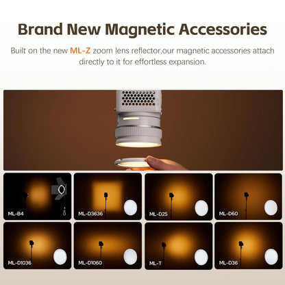 Godox ML150 Bi-Color LED Video Light 2800-6500K CCT Studio Lighting Equipment ML150Bi