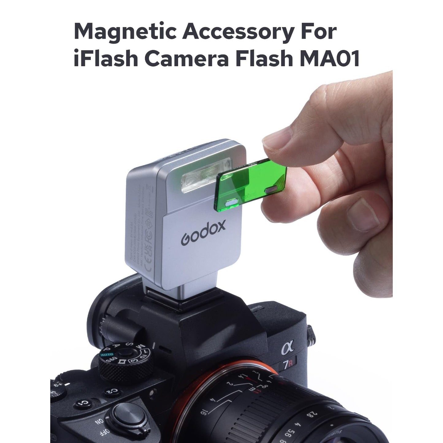 Godox MA01 Magnetic Attachment Kit Diffuser for iT20, iT22, iM20, iM22 Mini On-Camera Flash