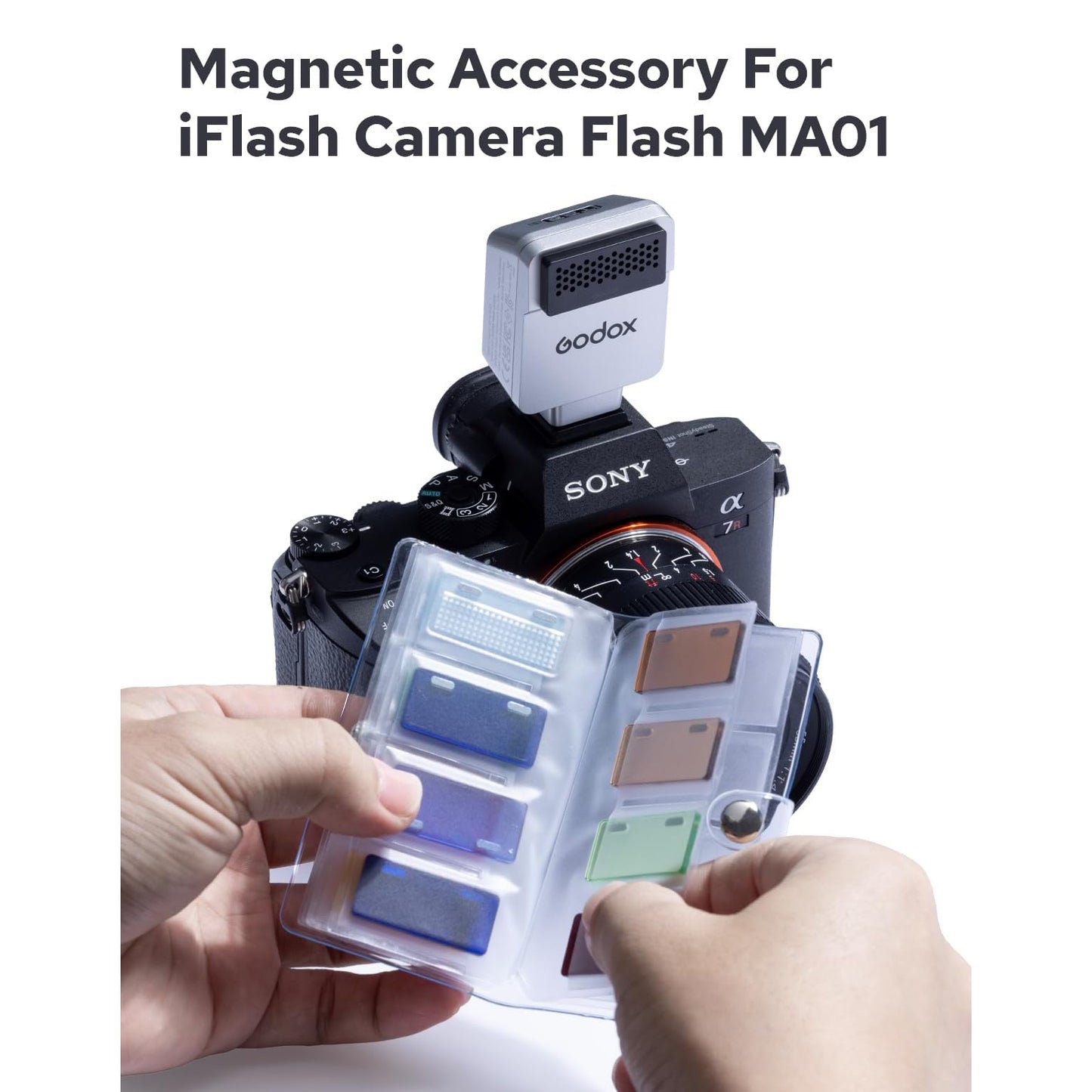 Godox MA01 Magnetic Attachment Kit Diffuser for iT20, iT22, iM20, iM22 Mini On-Camera Flash