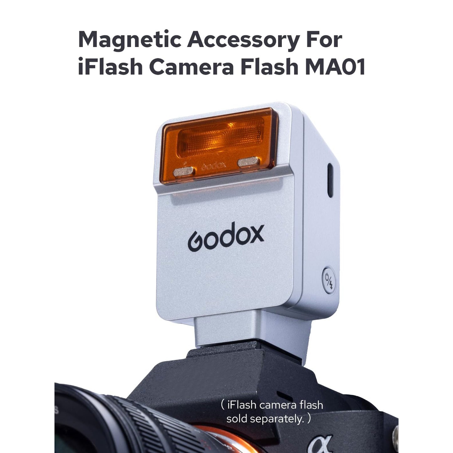 Godox MA01 Magnetic Attachment Kit Diffuser for iT20, iT22, iM20, iM22 Mini On-Camera Flash