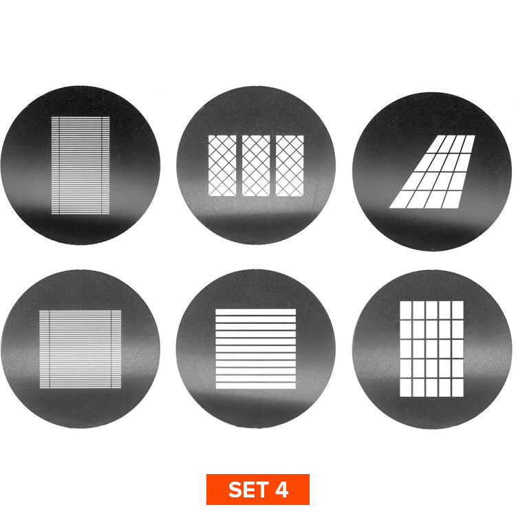 Godox SA-09 Gobo Set Creative Effect for SA Studio Light Projection Attachment & Lighting Effects