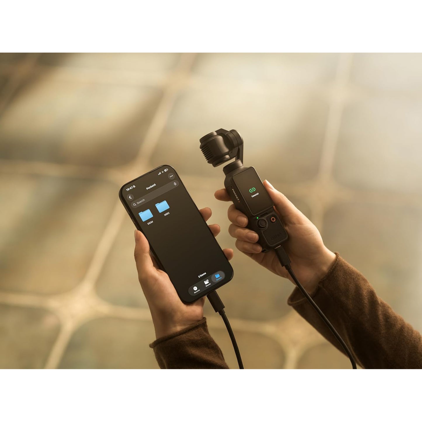 DJI Osmo Pocket 4 3-Axis Gimbal Stabilizer Standard and Combo Creator 4K 240fps 2" Rotatable Screen