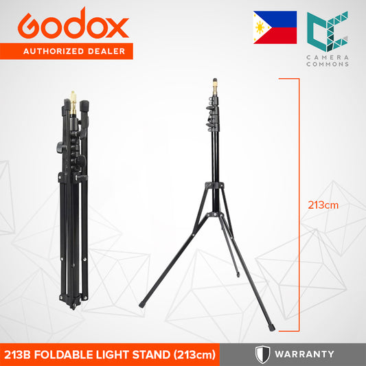 Godox 213B Foldable Aluminum Light Stand Studio and Lighting Equipment for S30 (213cm)