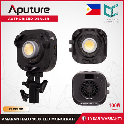 Aputure Amaran Halo 60x 100x 200x 300x 600x Bi-Color LED Monolight 2700-6500K CCT CRI 96