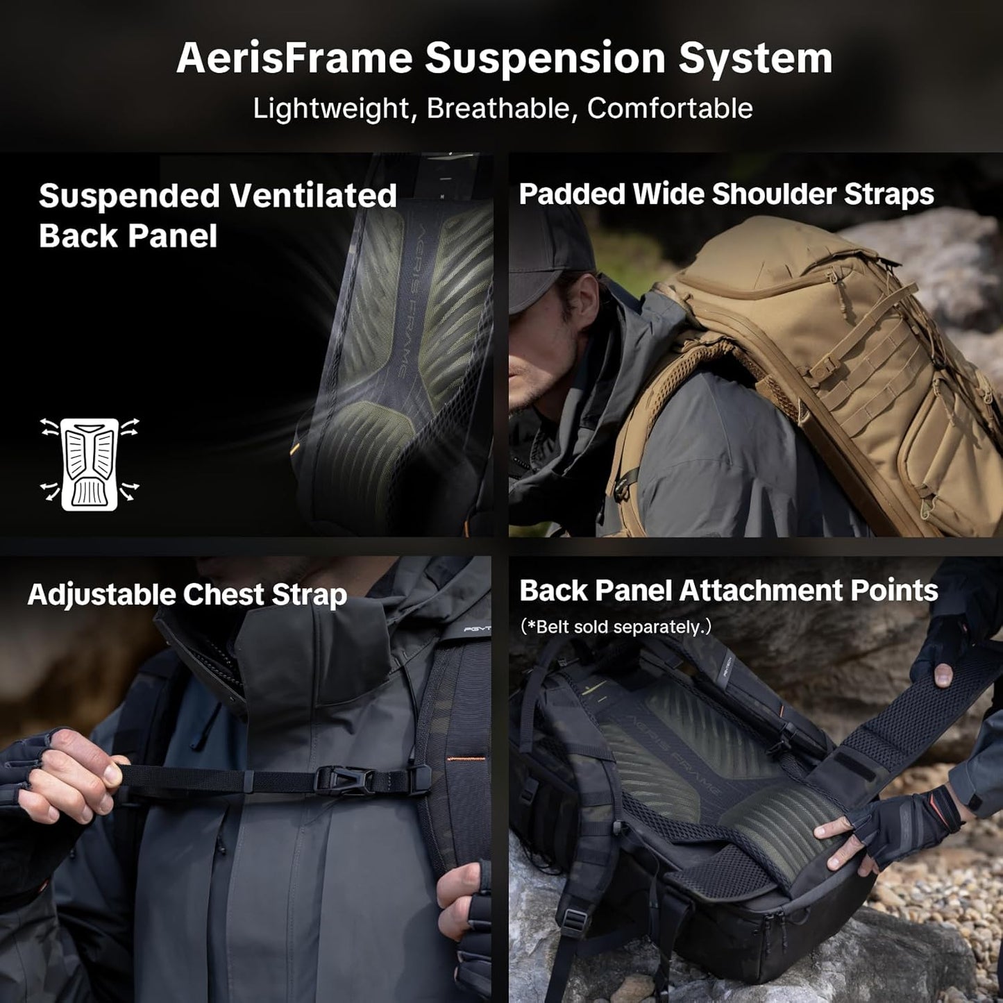 PGYTECH OneMo Tactical Camera Drone Backpack 25L 35L Bag