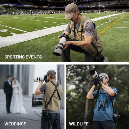 PGYTECH Camera Strap Master Photography Accessories Triple-Cushioned Leather Suede Lining