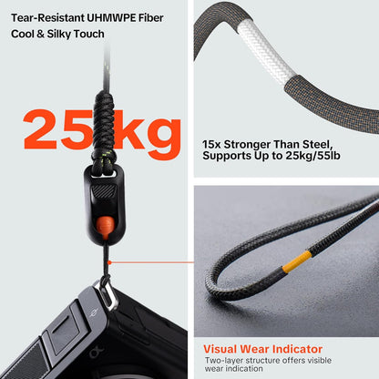 PGYTECH Camera Wrist Strap Slim Photography Accessories (Outdoor, Trendy, Vintage)