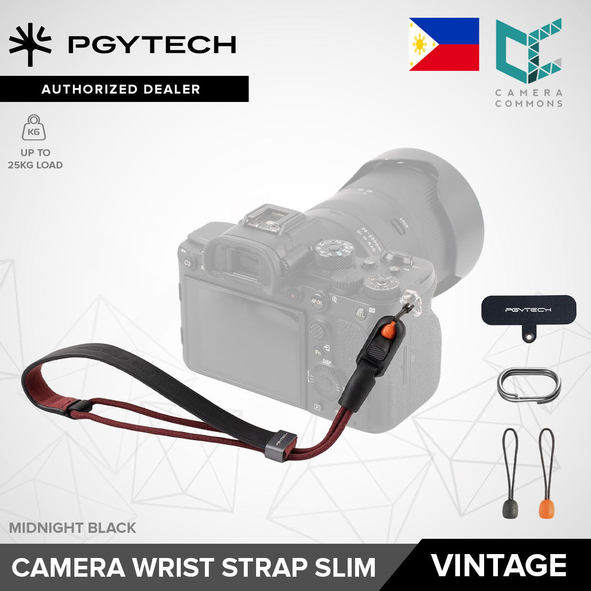 PGYTECH Camera Wrist Strap Slim Photography Accessories (Outdoor, Trendy, Vintage)