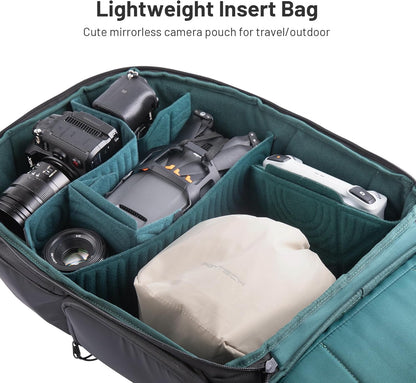 PGYTECH OneGo Drawstring Camera Sling Bag Small Pouch (Forest/Ivory)
