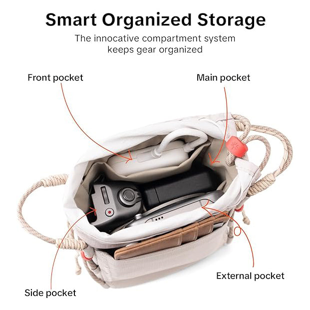 PGYTECH OneGo Casual Crossbody Sling Mobile Bag Action Camera Accessories
