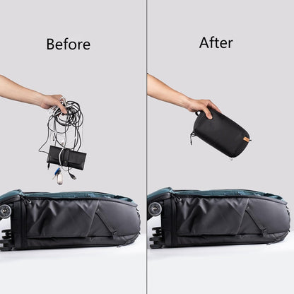PGYTECH Tech Smart Organizer Portable Pouch for Camera Accessories Clamshell Opening