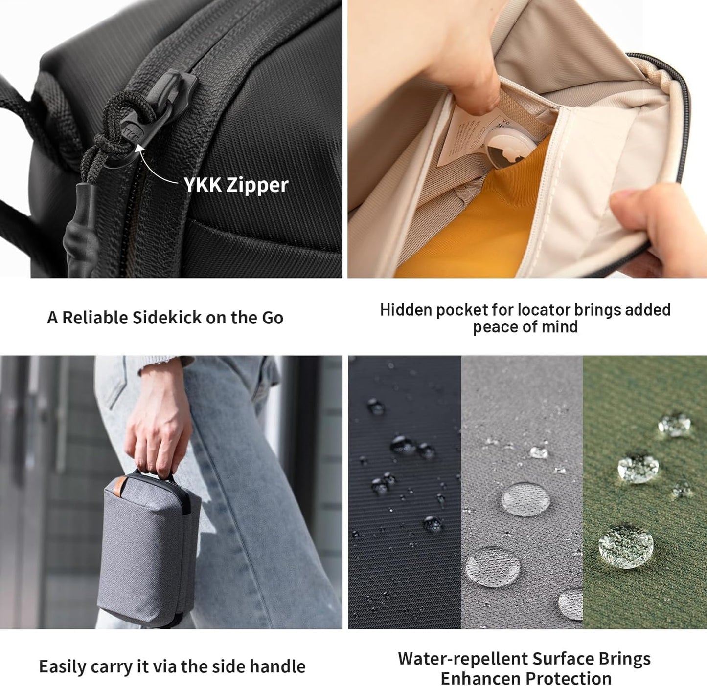 PGYTECH Tech Smart Organizer Portable Pouch for Camera Accessories Clamshell Opening