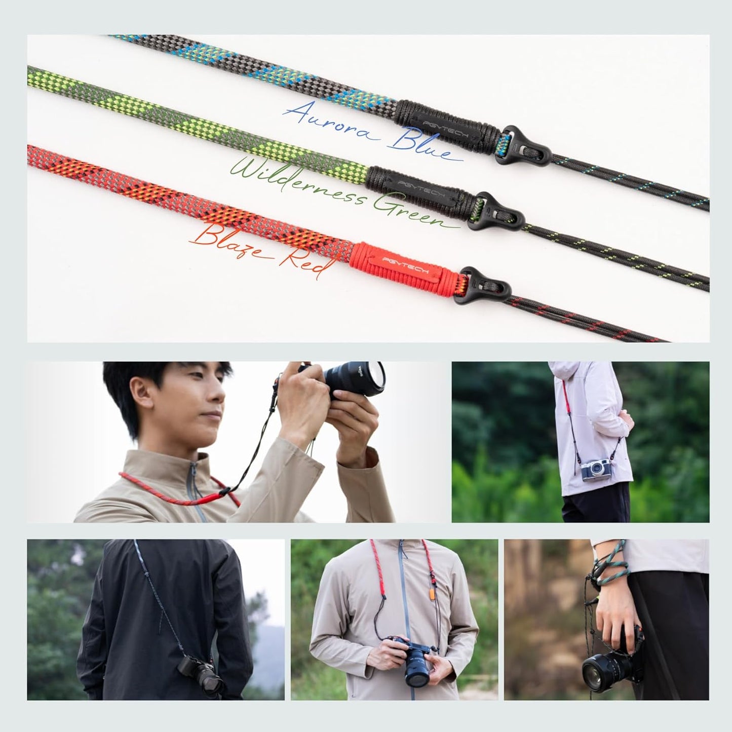 PGYTECH Camera Shoulder Strap Slim Photography Accessories (Outdoor, Trendy, Vintage)