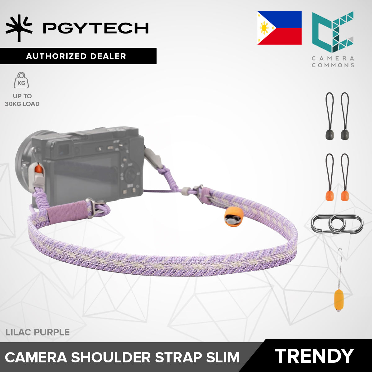 PGYTECH Camera Shoulder Strap Slim Photography Accessories (Outdoor, Trendy, Vintage)