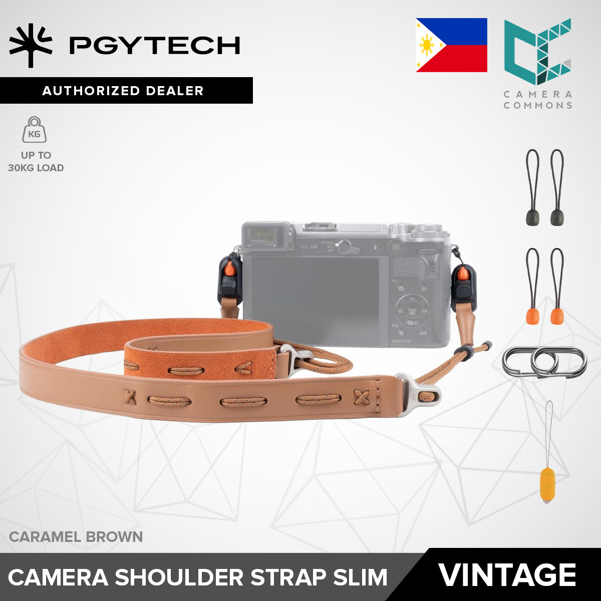 PGYTECH Camera Shoulder Strap Slim Photography Accessories (Outdoor, Trendy, Vintage)