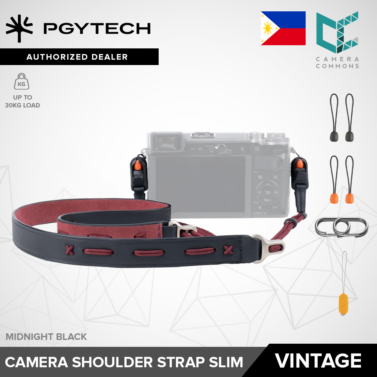 PGYTECH Camera Shoulder Strap Slim Photography Accessories (Outdoor, Trendy, Vintage)