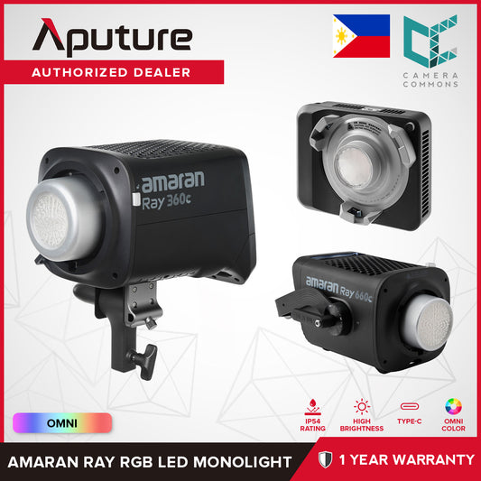 Aputure Amaran Ray RGB LED Monolight (60c / 120c / 360c / 660c) Studio Lighting Equipment