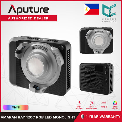 Aputure Amaran Ray RGB LED Monolight (60c / 120c / 360c / 660c) Studio Lighting Equipment